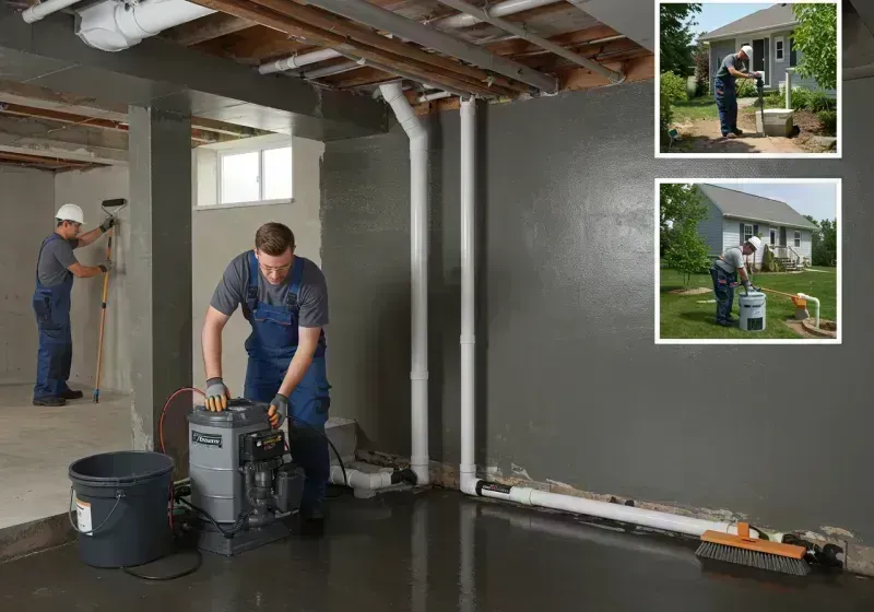 Basement Waterproofing and Flood Prevention process in Maryville, IL